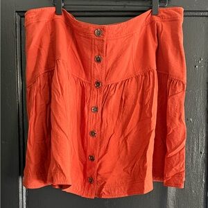Banana Republic Orange-red Skirt Tall XXL